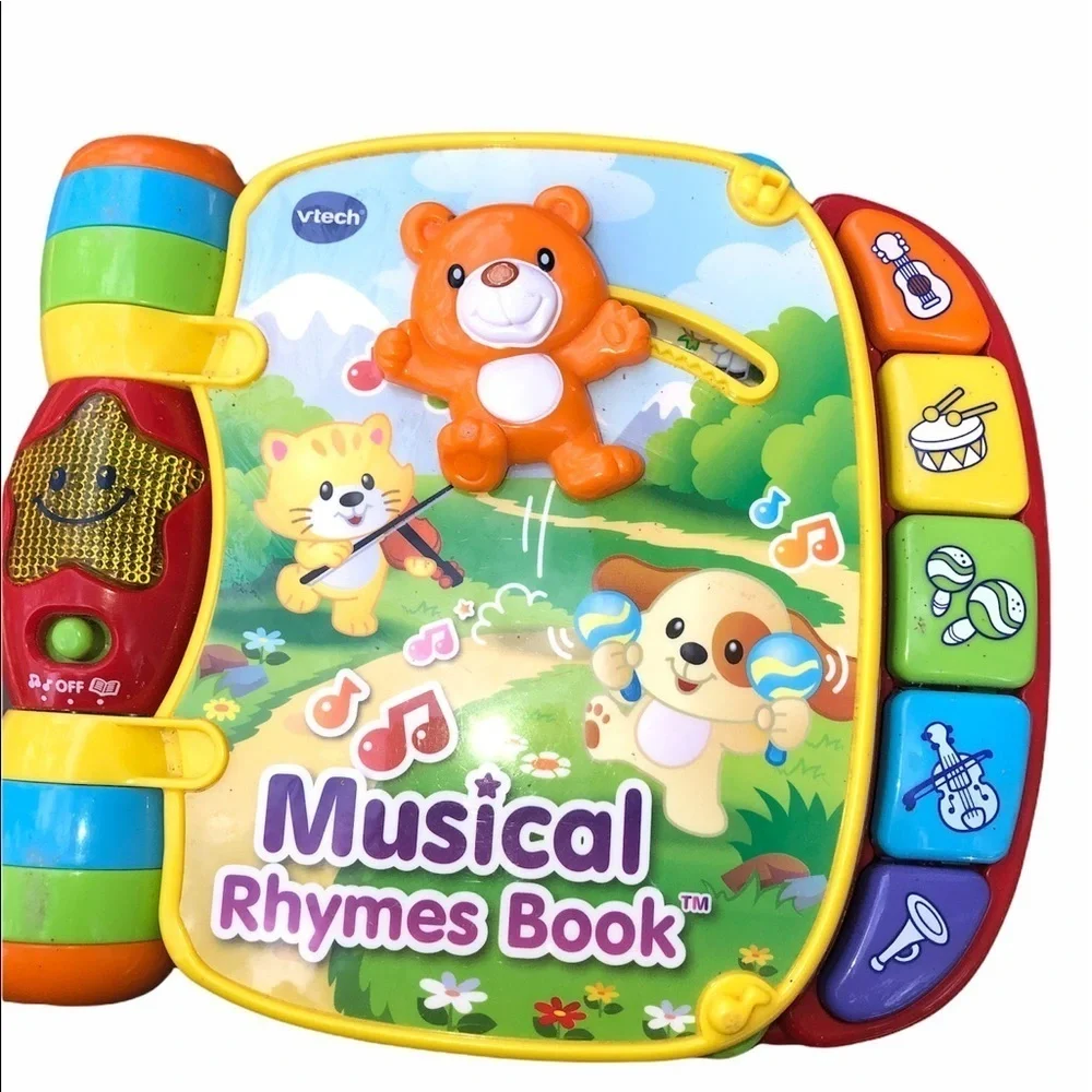 Children’s musical rhymes interactive learning book vtech